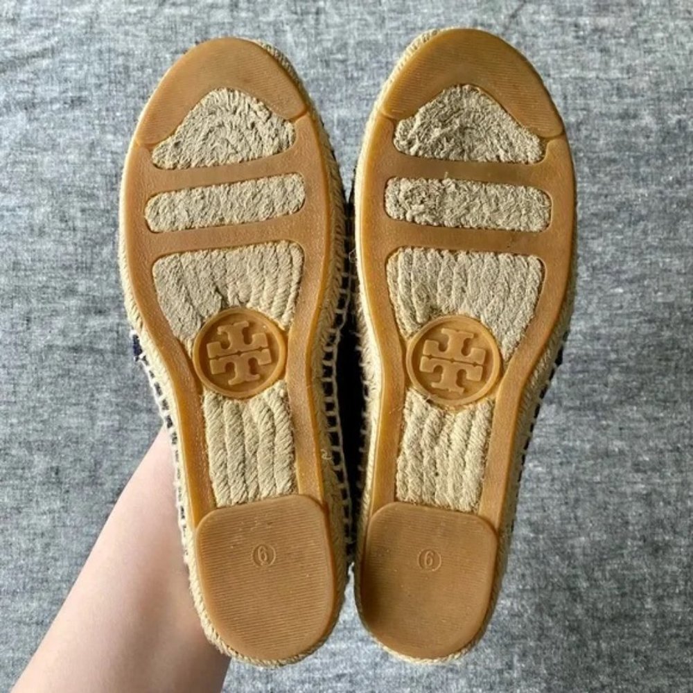 Tory Burch Navy Espadrilles - Picture 5 of 5